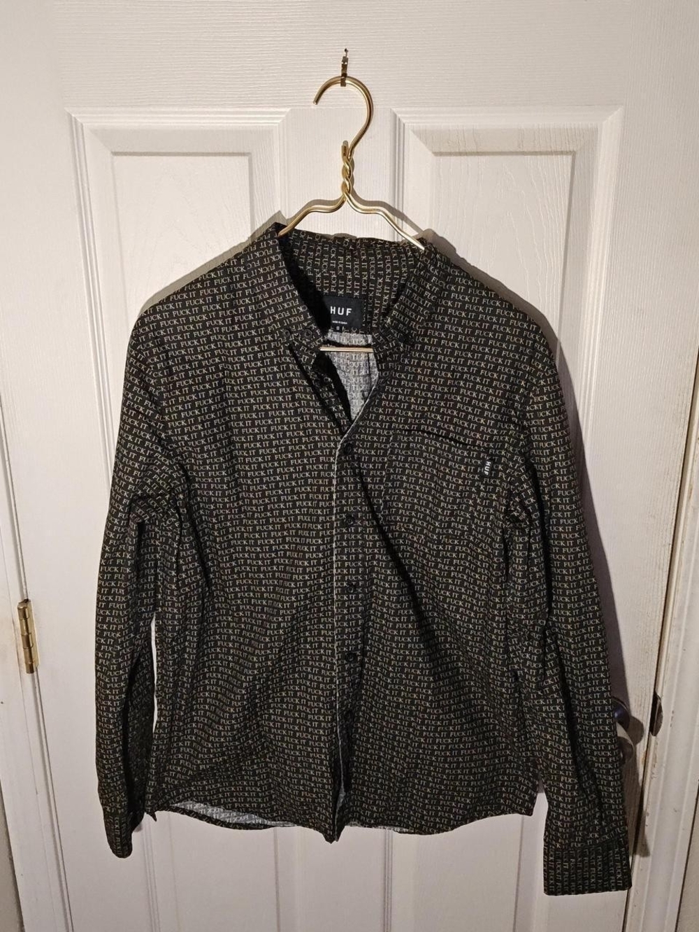 HUF "Fu** it" Button Up Shirt